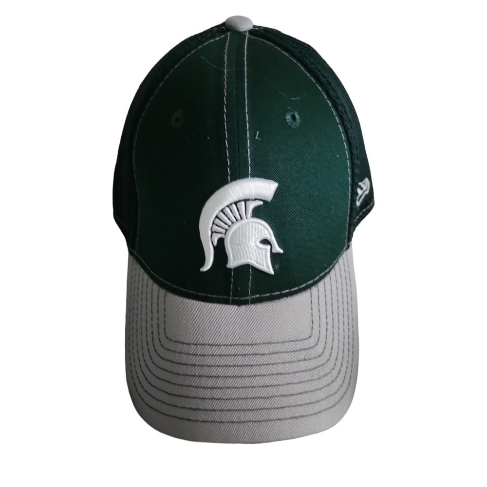 Michigan State Spartans Green Hat Captivating Headwear Unadjustable, Pre-owned